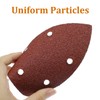Cionyce 50 Pcs 320 Grit Mouse Detail Sander Sandpaper 5