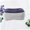 GRIRIW Inflatable Travel Foot Rest Cushion for Airplane Train and