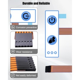 Replace 9101394-01 Membrane Switch Compatible with Ice O Matic Switch Remote User, Ice Machine Replacement Part