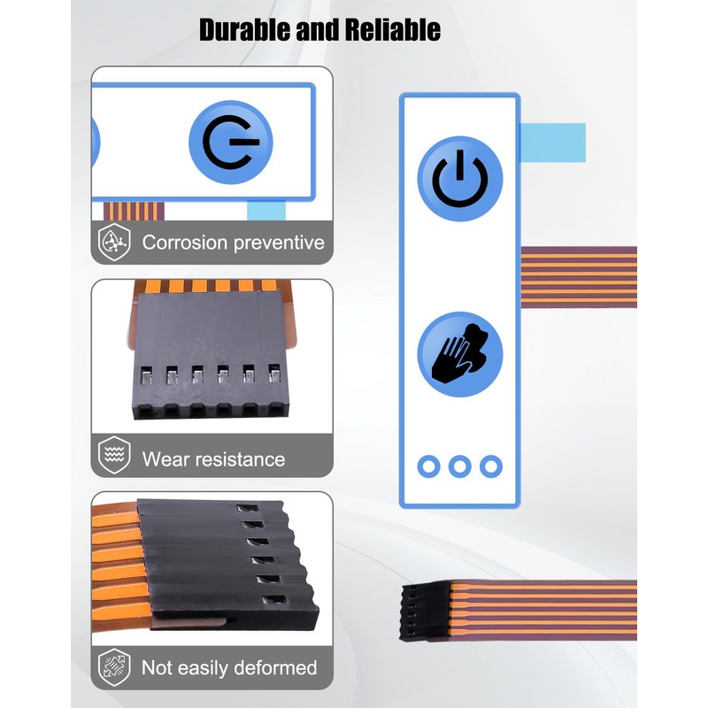 Replace 9101394-01 Membrane Switch Compatible with Ice O Matic Switch