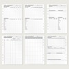 KOMPASS® Fitness Planning Inserts, DIN A5 Inserts for Ring Binder