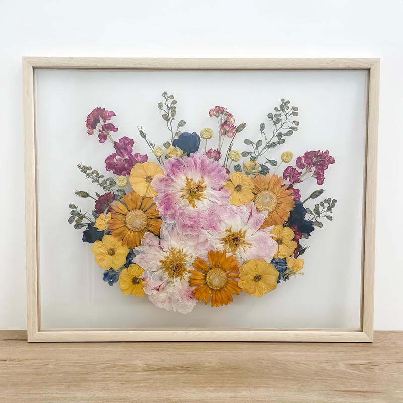 Volakk 16x20 Floating Frame Double Real Glass Frames 12x16 Natural