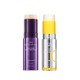 Missha 미샤 보랏빛 앰플밤 스틱 + 잡티씨 탄력 앰플밤 스틱 Missha Purple Ampoule Balm Stick + Spot Care Elasticity Ampoule Balm Stick