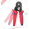Tubtap® Crimping Pliers Set with 1200 Pieces Ferrules with 1200