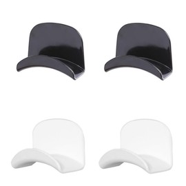 CCeCCe - Juego de 4 soportes para auriculares para juegos, soporte de gancho para colgar en la pared, soporte para colgar debajo del computadora, organizador de almacenamiento para auriculares