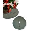 LIVLIG Round Linen Christmas Tree Skirt, 120 cm, Christmas Tree