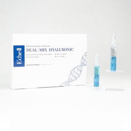 Echel Dual Mix Hyaluronic Ceramide Ampoule 2.5ml / 에첼 듀얼믹스 히알루로닉 세라마이드 앰플 2.5ml X 7vials 에첼 듀얼믹스 브라이튼1박스