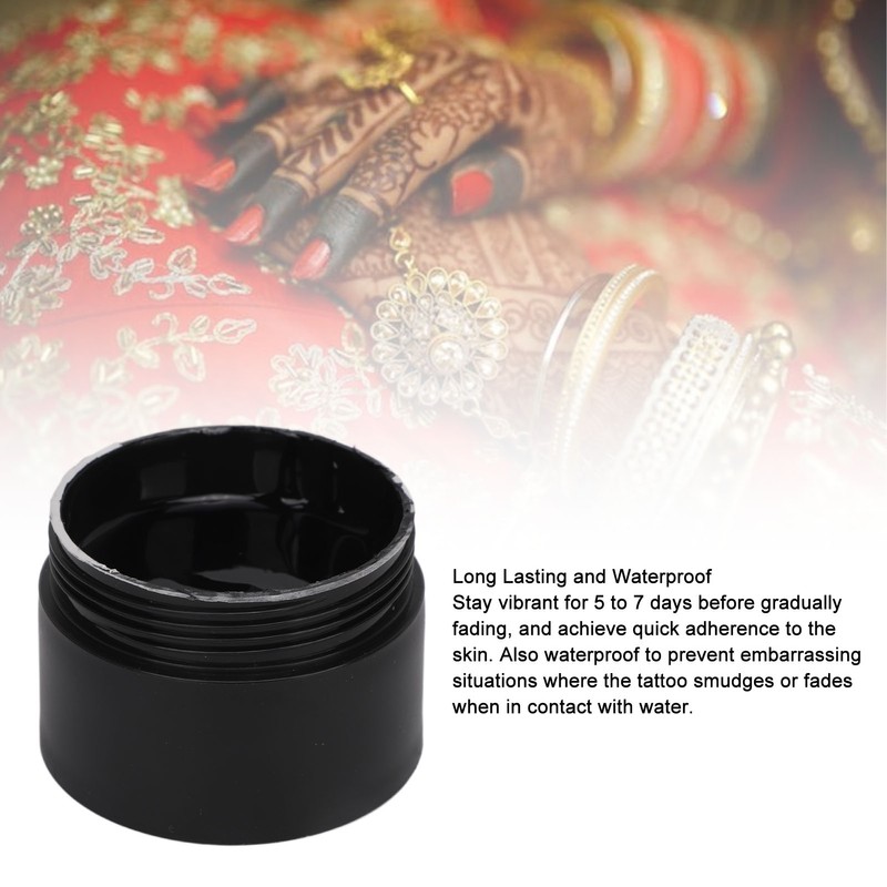 2Pcs Temporary Tattoo Paste Long Lasting Waterproof Hand Painting Drawing