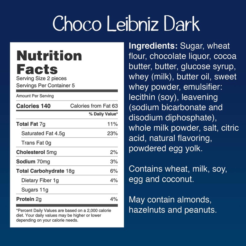 Bahlsen Choco Leibniz Dark Cookies (3 boxes) - Leibniz Butter