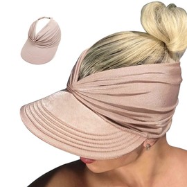 YAMEE Sun Hat Women's Summer Hat Beach Hat Visor Cap Women's Beach Visor Sun Visor for Tennis Golf Beach UV Protection