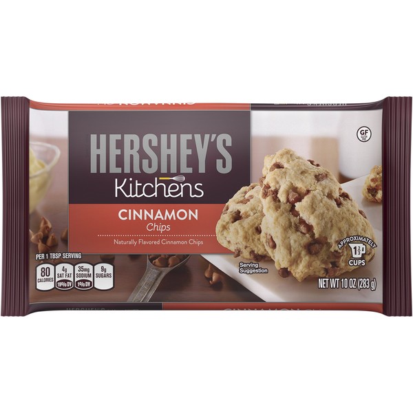 Hershey's Baking Pieces, Cinnamon, 10-Ounce Bags (Pack of 12)