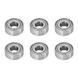 Molloparts 6PCS Blade Spindle Bearings JD9296 JD9236 204BBAR P204RR6 Z9504RST Compatible with John Deere Mower 340 X465 X500 X520 X540 X724 X729 X749 Lawn and Garden Tractors 70 LX172 LX173 LX176