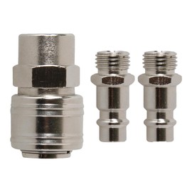Dapetz ® Euro Air Line Fitting Hose Connector Male Female Quick Release Push Fit Male Female 1/4" BSP Thread 10PC Set