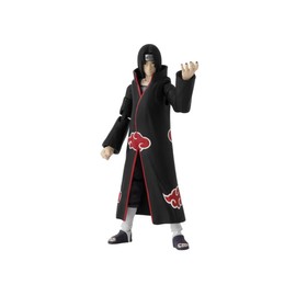 BANDAI Anime Heroes Naruto Action Figure Itachi Uchiha | 17cm Naruto Figure Itachi Uchiha Figure With Extra Hands And Accessories | Naruto Shippuden Anime Figure Action Figures For Boys And Girls