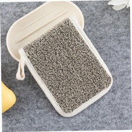 Healeved 4pcs Exfoliating Soap Pouches Linen Soap Bar Scrubber Bag for Bath Shower for Home Travel