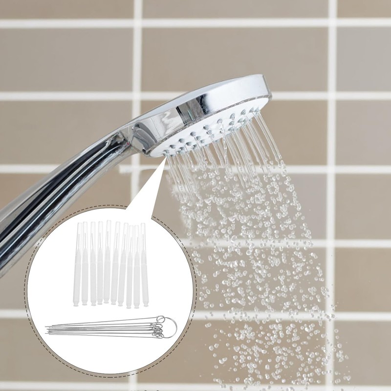 Kit Limpiador de Orificios de Ducha 20 Piezas y Agujas