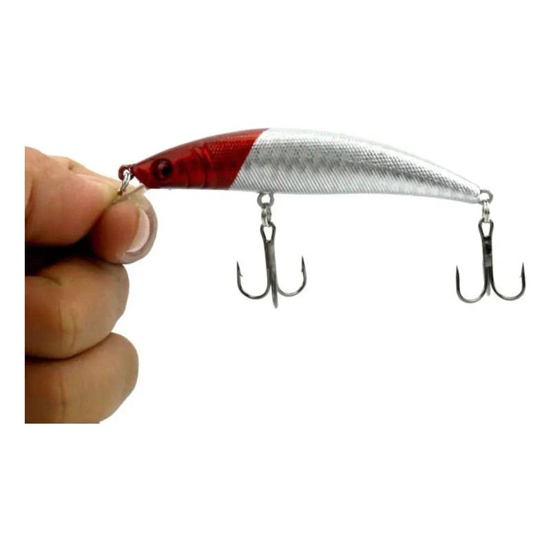 Set 5 Señuelos Duros Tipo Minnow Para Pesca