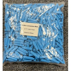 500pcs Crimp B Wire Gel Filled Bean Type Connectors