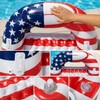Inflatable Pool Float Chair with Detachable Sunshade – U-Shaped PVC