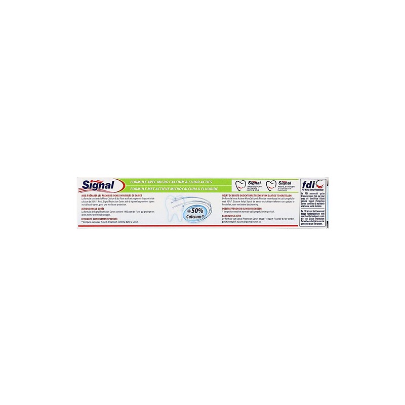 Signal Pack of 3 Toothpaste for Whitening and Protecting Caries