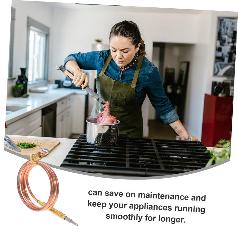SUPVOX BBQ Grill Thermocouple Temperature Sensor for Stove Oven Reliable