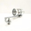 LEDIN 1x Turbo Sound Whistle Simulator Muffler Silver Exhaust Pipe