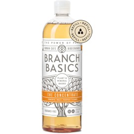 Branch Basics Concentrate REFILL- Multi-surface All Purpose Cleaner Concentrate - Laundry, Kitchen, and Bathroom Cleaner (33.8 Oz) Fragrance-Free