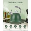 Harriet Tea Kettle Stovetop, 2.5 Quart Whistling Stainless Steel Tea