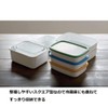 Fuji Horo Deep Square Container L Konte Lily White KE-DL