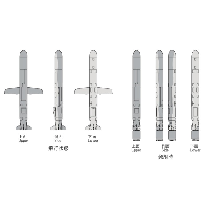 Fine-Mold FP29 1/72 Tomahawk Cruising Missile Plastic Model