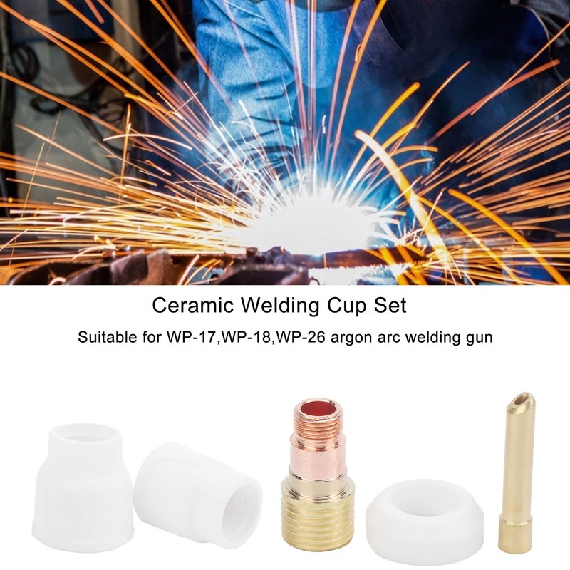 Ceramic Welding Cup​​​ Set White 10# 12# Nozzle for Argon