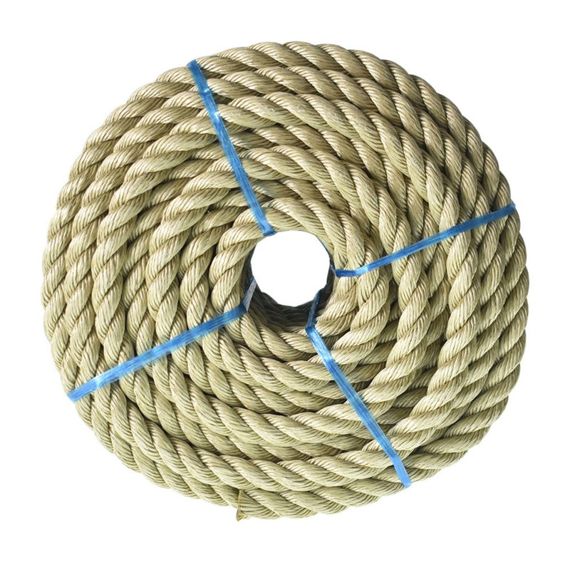 HOSTIC Twisted 3 Strand Polypropylene Synthetic Rope Multipurpose Artificial Manila