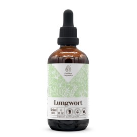 Lungwort Alcohol-Free Natural Tincture Extract, Immune System Booster, Liquid Drops Made from 100% (4 fl oz)