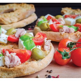 Tuscanini Real Italian Yellowfin Ventresca Tuna in Pure Olive Oil 6oz (4 Pack), The Filet Mignon of Fish, Gluten Free, Soy Free, Mineral Enriched, Soft & Buttery Mouth Feel, Product of Italy