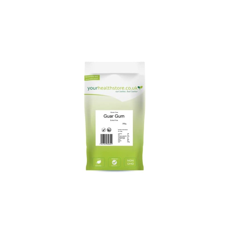 yourhealthstore Guar Gum 250g, Gluten Free, Non GMO.