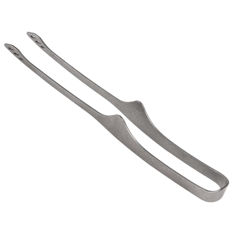 Funien Titanium Tongs 9.2 Inch Lightweight BBQ Grill Tongs Clip