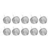 100pcs Fertilizer Mesh Basket Stainless Steel Garden Nutrition Cups Small