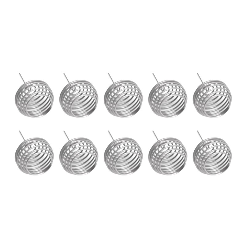 100pcs Fertilizer Mesh Basket Stainless Steel Garden Nutrition Cups Small