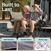 Camping Loveseat for Couples, Friends & Families, Double Camping Chair,