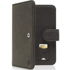 Passport Holder Cover Wallet RFID Blocking - Handmade Leather Passport Case Travel Document Organizer For Men & Women