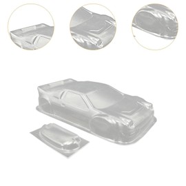 Perfeclan 1/28 Scale RC Car Shell PC Shell Spare Parts Clear RC Model Accessories 98mm Wheelbase for Vehicles Hobby Car Accessories
