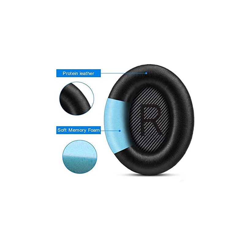 Bose Quiet Comfort 35 Replacement Ear Cushions Kit Soft Protein