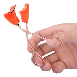 Magnetic Lashes Clip, Eyelash Applicator Tool Stainless Steel, Eyelashes Applicator Lashes Tool for Beginners Easy to Apply False Eyelashes Daily Use Buddy Tool, Magnetic Lash Applicator Tool(Orange)