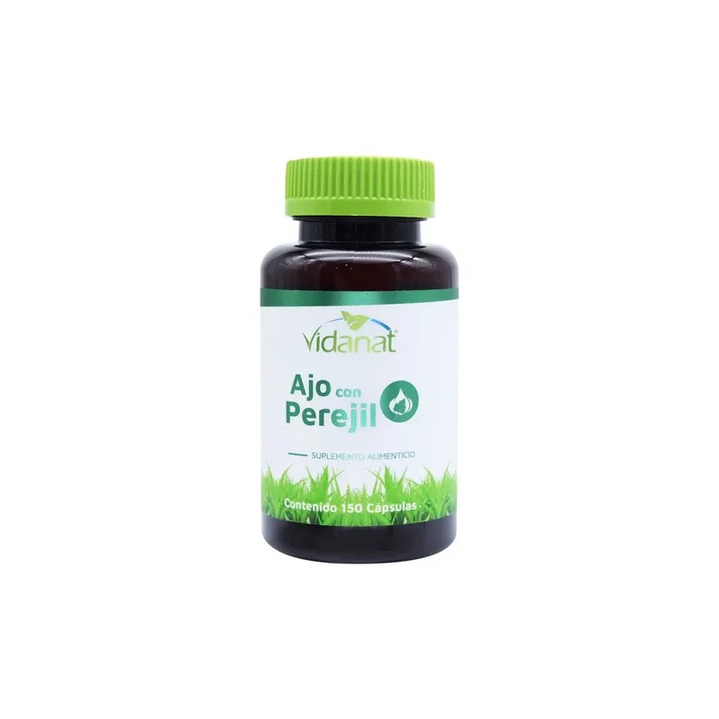 Ajo Con Perejil 150 Cáspsulas Vidanat Sabor Sin sabor