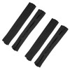 PATIKIL 45 x 11cm Office Chair Armrest Covers 2Pair Black