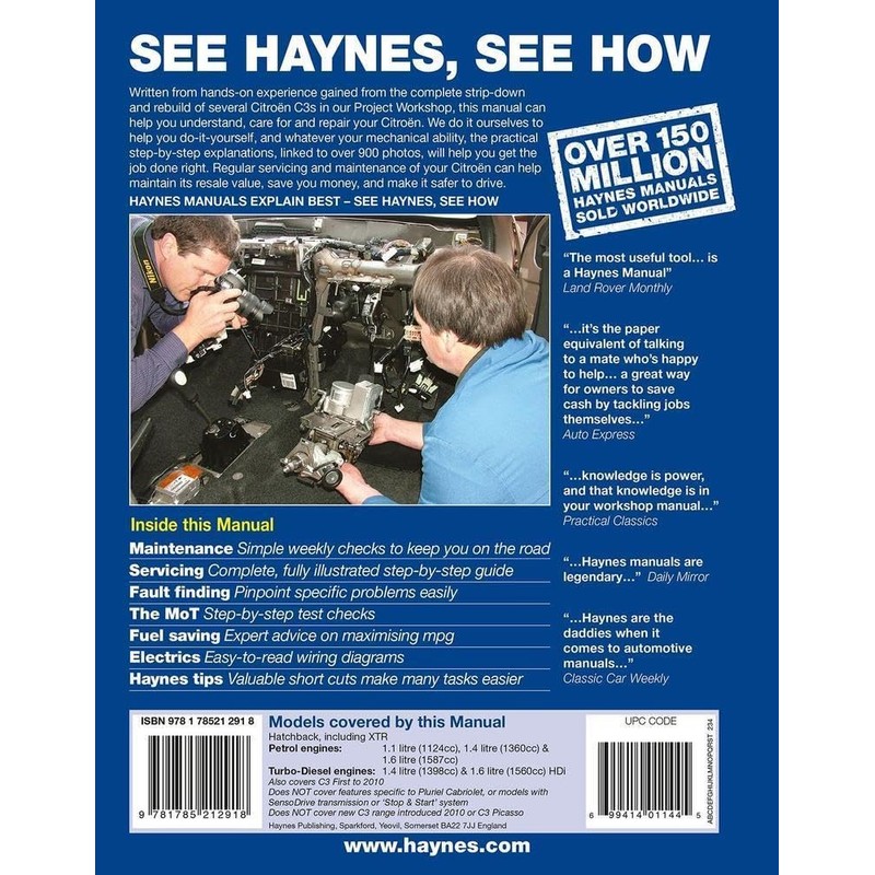 Citroen C3 (02 - 09) (51 to 59 reg) Petrol