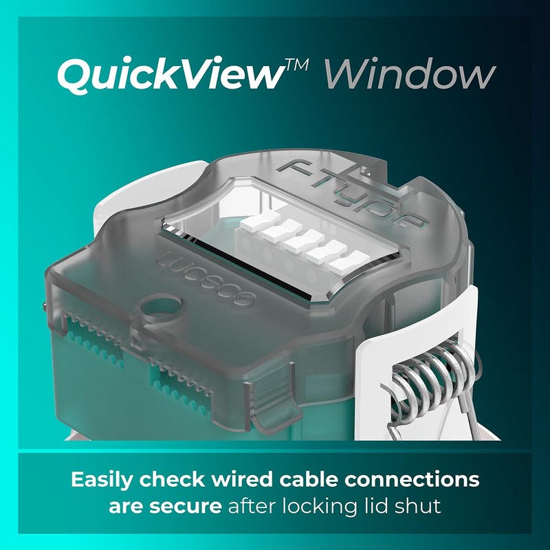 Luceco FType Essence Dimmable Flat Downlight, 5 Watts, IP65 Rated,