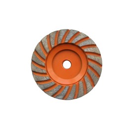 Calibre 4" diamond cup wheel/wheels -- turbo style, medium