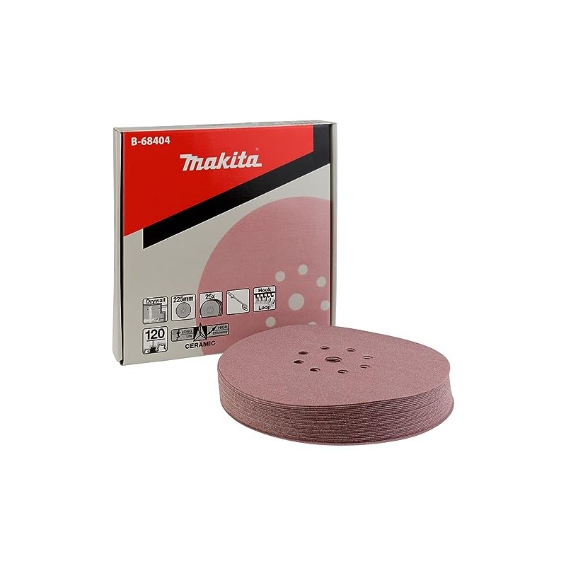 Makita B-68404 25 Pack Abrasive Paper Discs 120G