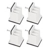 Heavy Duty Adjustable Furniture Risers, 4pcs Set with Screw Clamp,